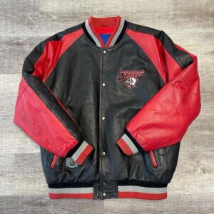 Buffalo Sabres 1990's Varsity Leather Jacket