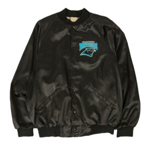 1990's Black Carolina Panthers Satin Jacket