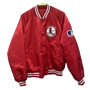 St. Louis Cardinals 1990s Red Bomber Jacket