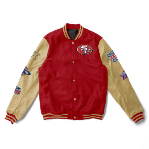 San Francisco 49ers 5x Champions Varsity Jacket