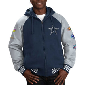Dallas Cowboys 5X Super Bowl Champions Varsity Jacket