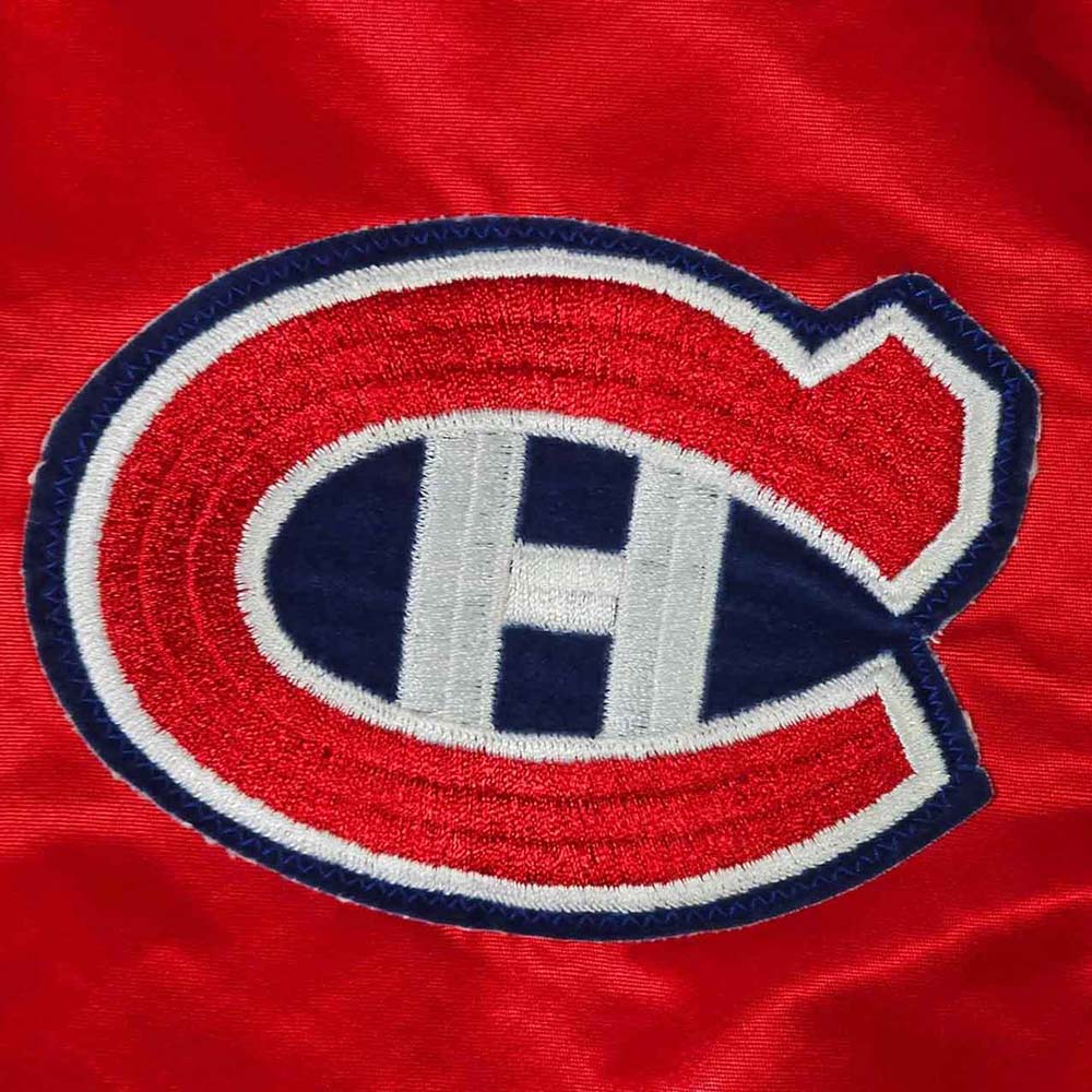 80's Montreal Canadiens Red Bomber Jacket - Image 3