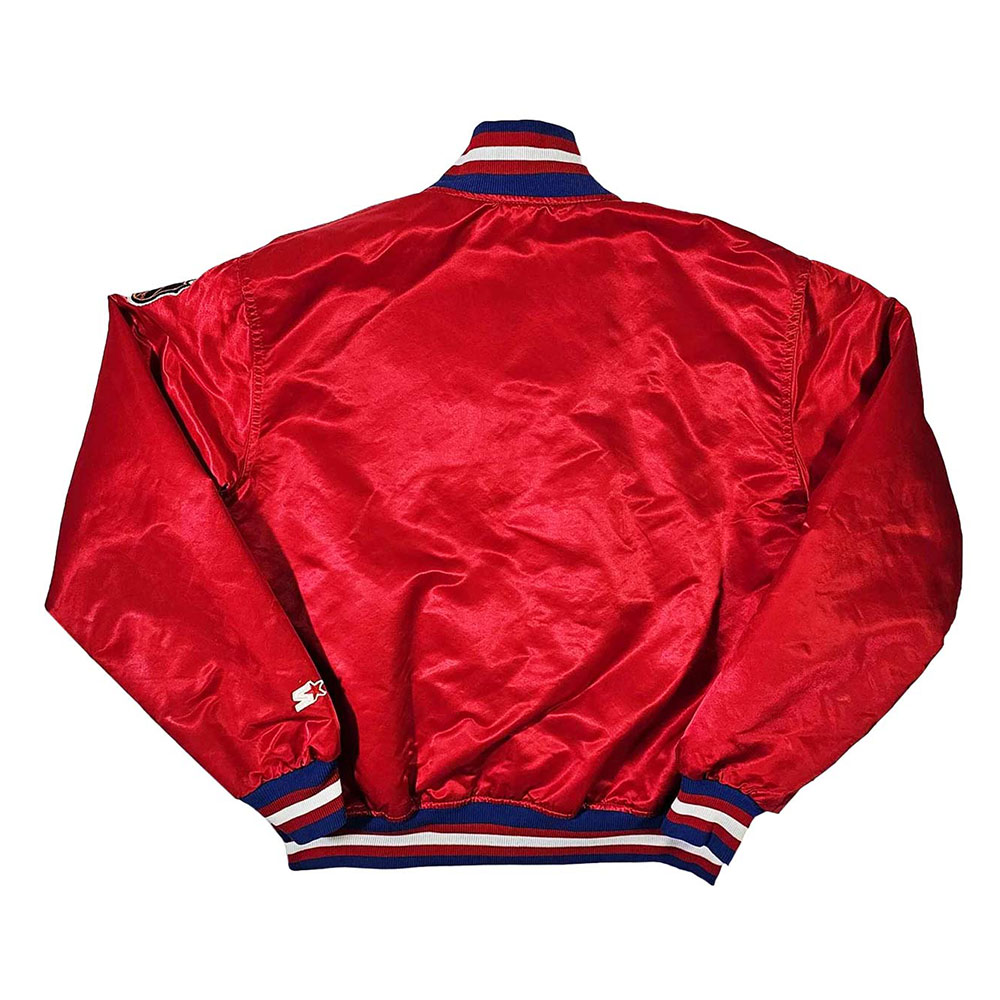 80's Montreal Canadiens Red Bomber Jacket - Image 2