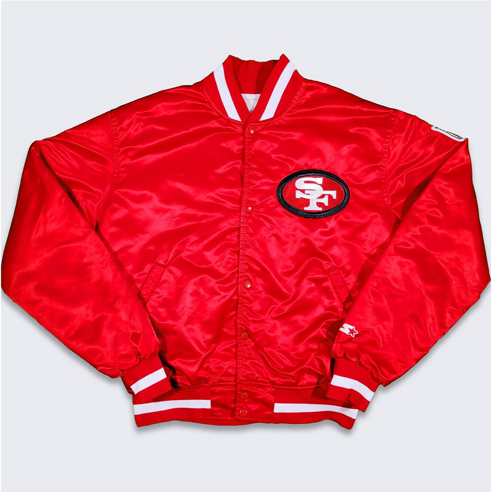 San Francisco 49ers 80s Satin Jacket - Image 2