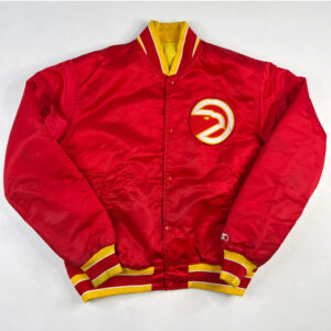 Atlanta Hawks 90's Red Bomber Jacket