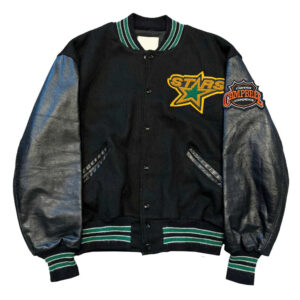 Dallas Stars 90's Black Varsity Jacket