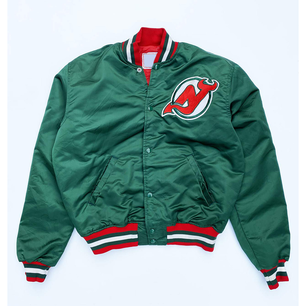 New Jersey Devils 90's Green Jacket