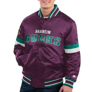 Home Game Anaheim Ducks Purple Jacket