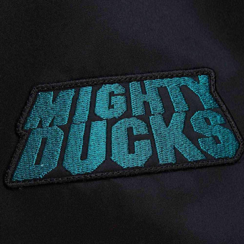 Anaheim Ducks Vintage Logo Lightweight Satin Jacket - Image 3