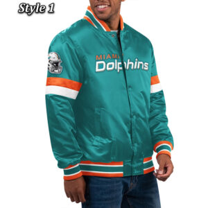 Home Game Miami Dolphins Aqua Jacket