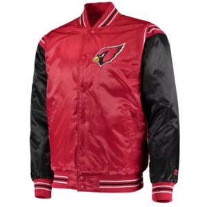 Arizona Cardinals Enforcer Satin Red/Black Jacket