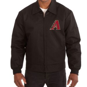 Arizona Diamondbacks Black Workwear Jacket