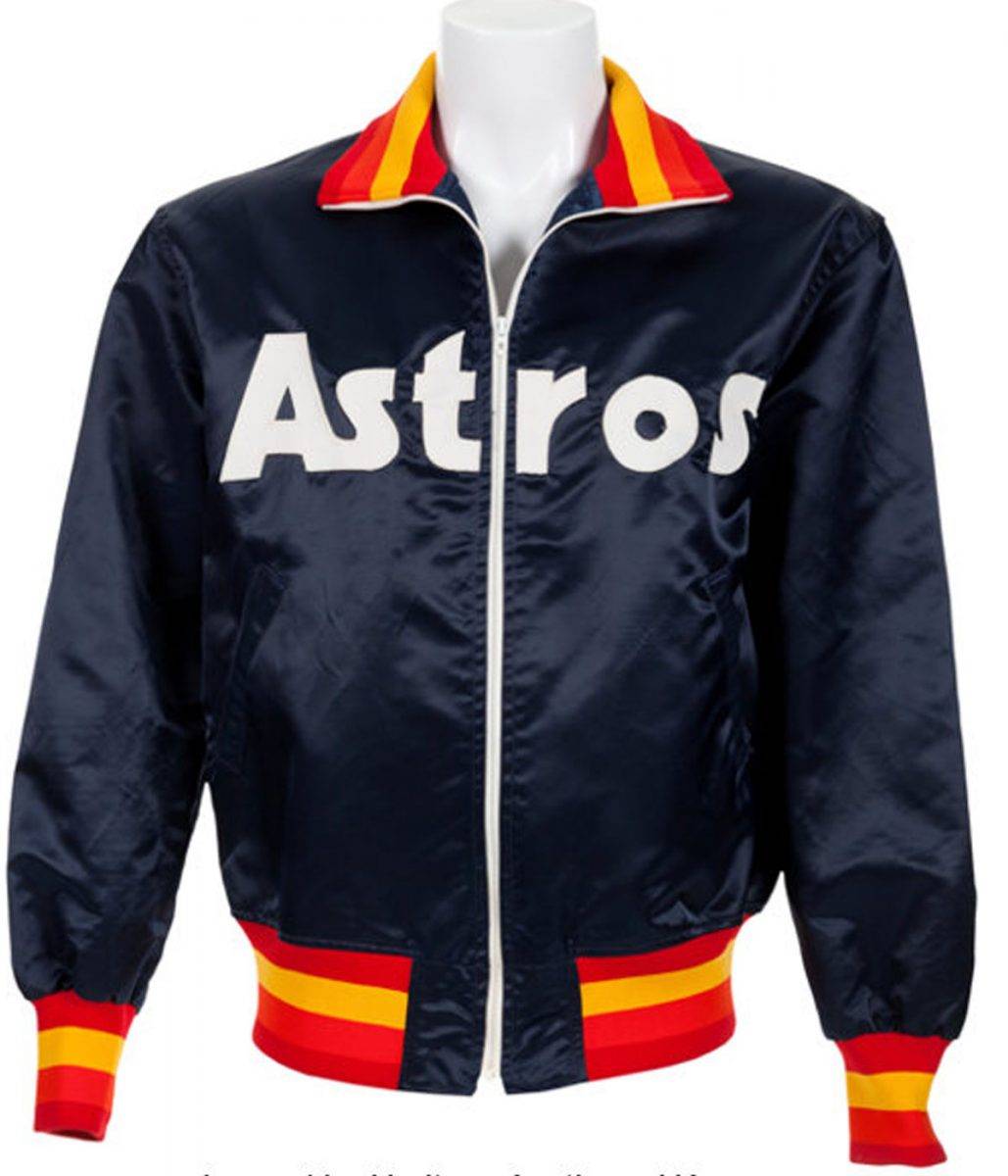 Houston Astros 1980s Bomber Satin Jacket