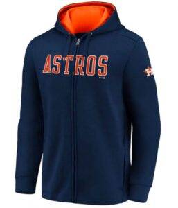 Houston Astros Blue Zip Up Fleece Hoodie