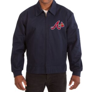 Atlanta Braves Cotton Blue Jacket