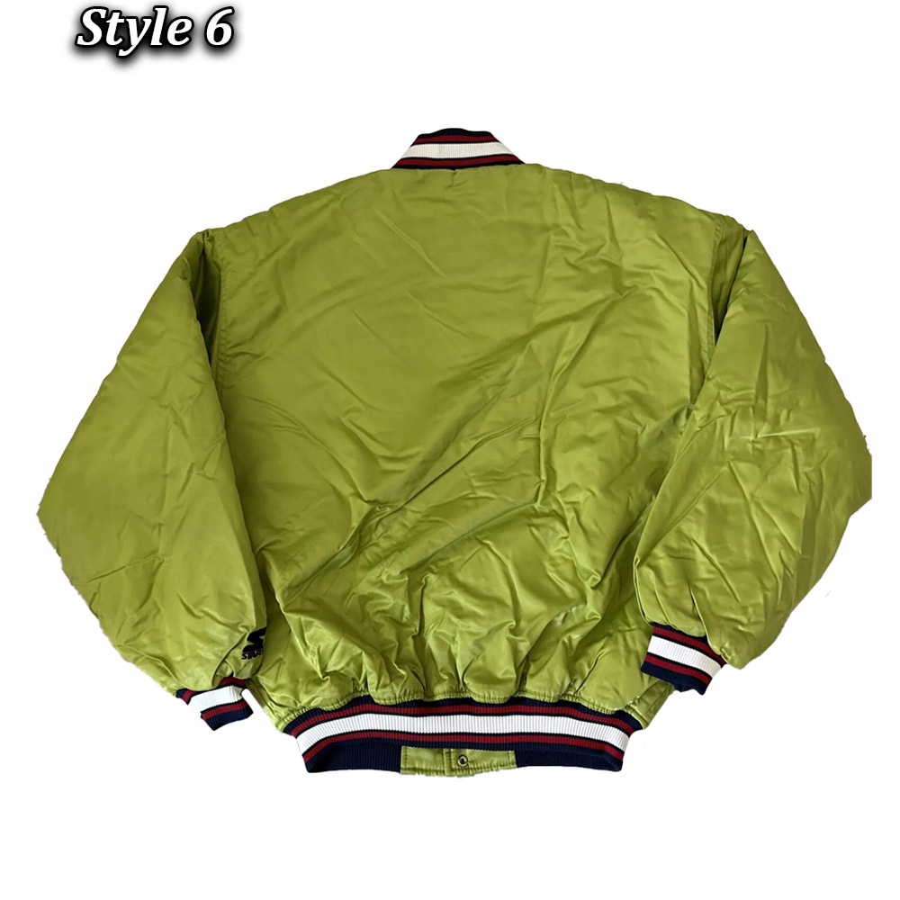 X Atlanta Braves Blue Bomber Jacket - Image 7