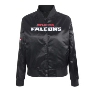 Atlanta Falcons Classic Black Satin Jacket