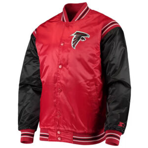 Atlanta Falcons Enforcer Red/Black Satin Jacket
