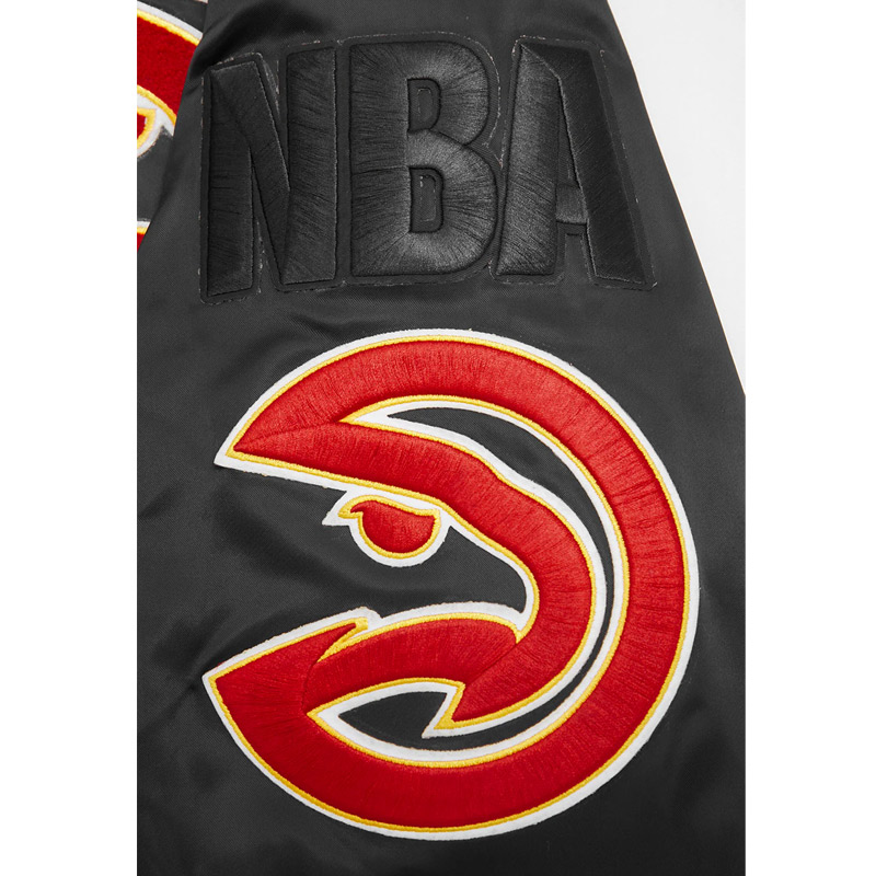 Atlanta Hawks Mashup Classic Rib Satin Jacket - Image 5