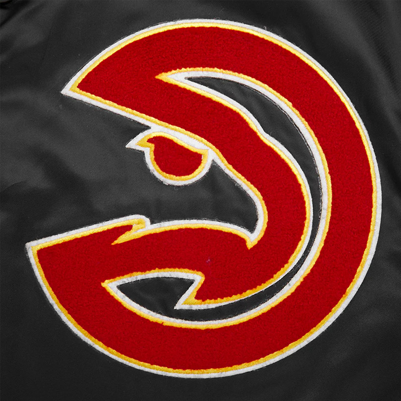 Atlanta Hawks Mashup Classic Rib Satin Jacket - Image 8