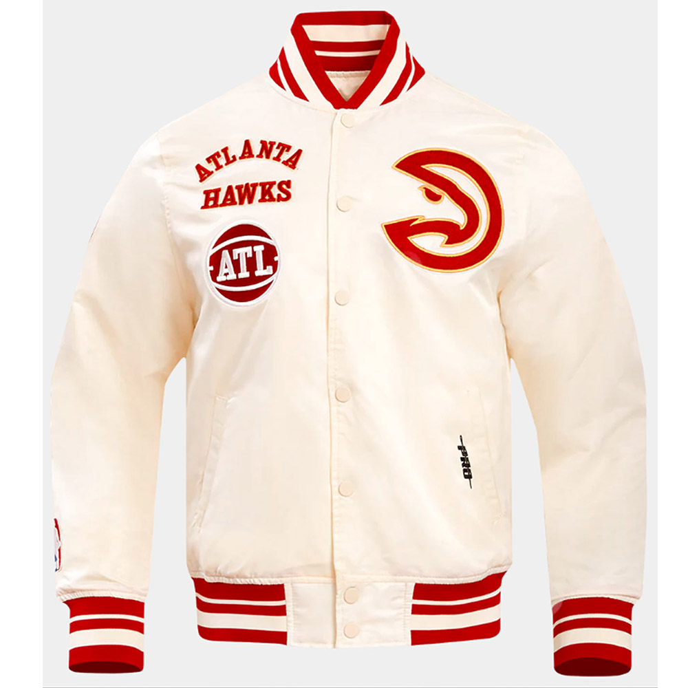 Atlanta Hawks Retro Classic Rib Jacket