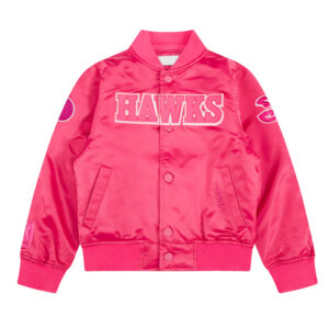 Atlanta Hawks Triple Pink Satin Jacket