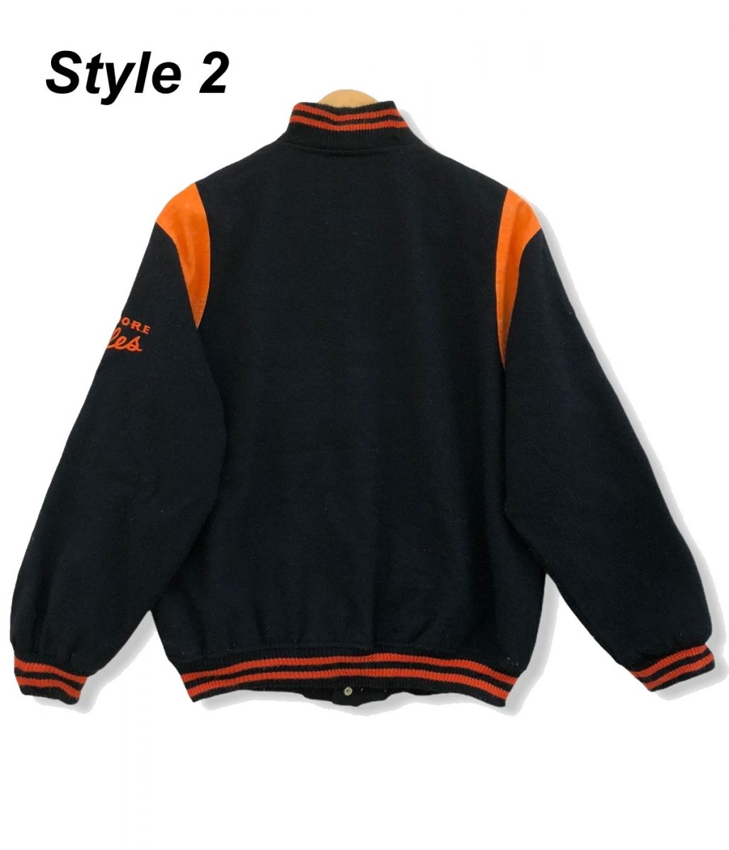 Baltimore Orioles 1966 Varsity Wool Jacket - Image 4