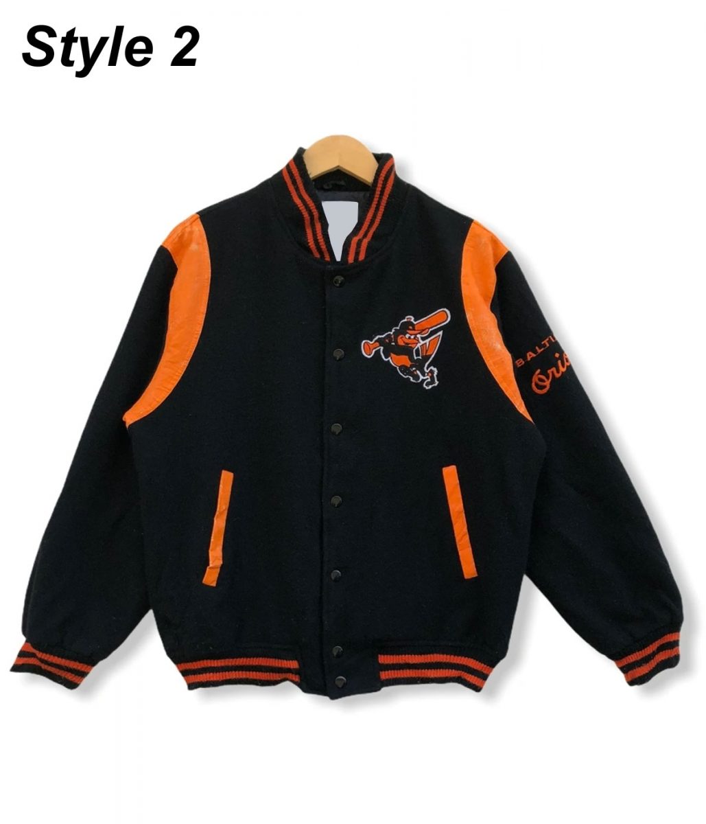 Baltimore Orioles 1966 Varsity Wool Jacket - Image 2