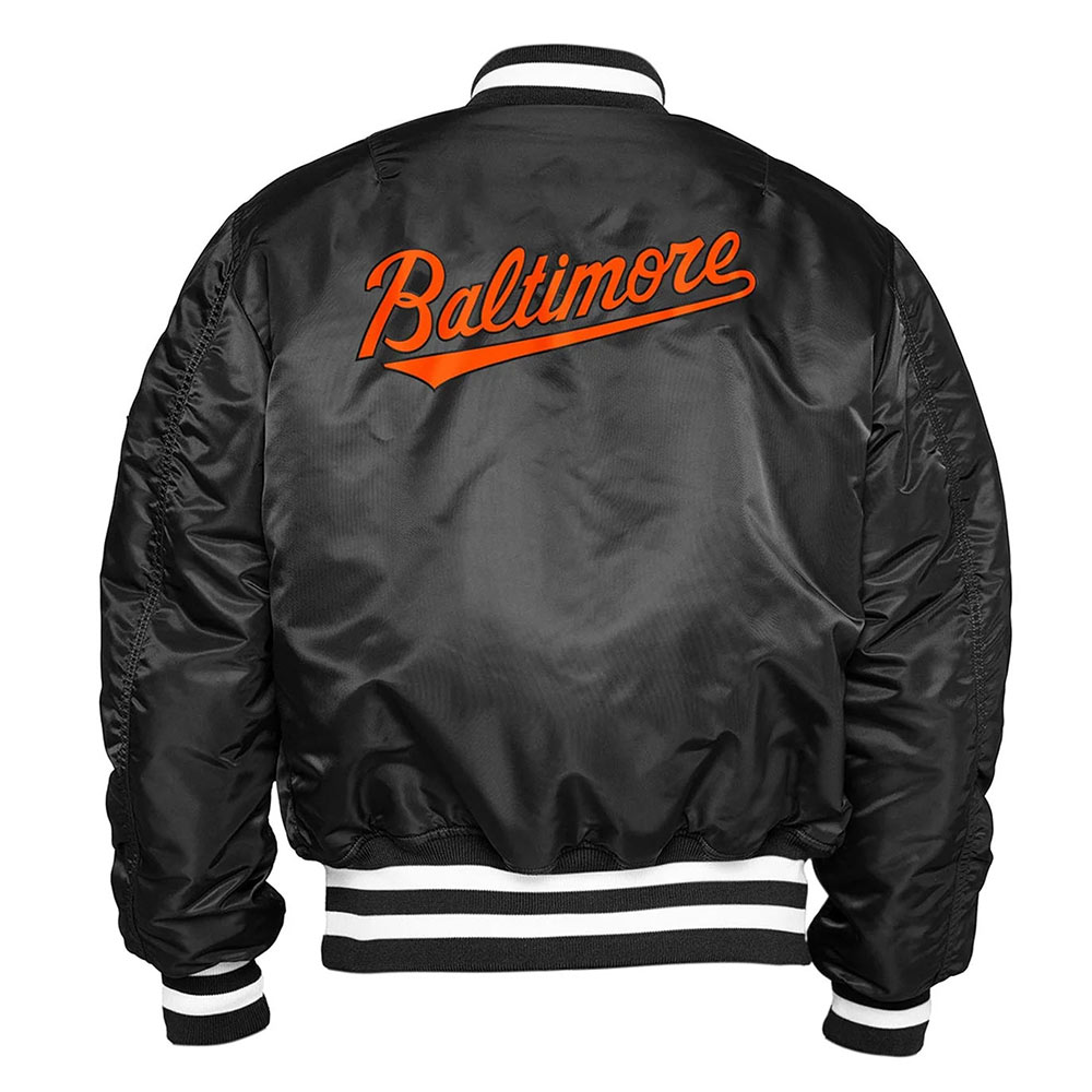 Baltimore Orioles Bomber MA-1 Jacket - Image 2