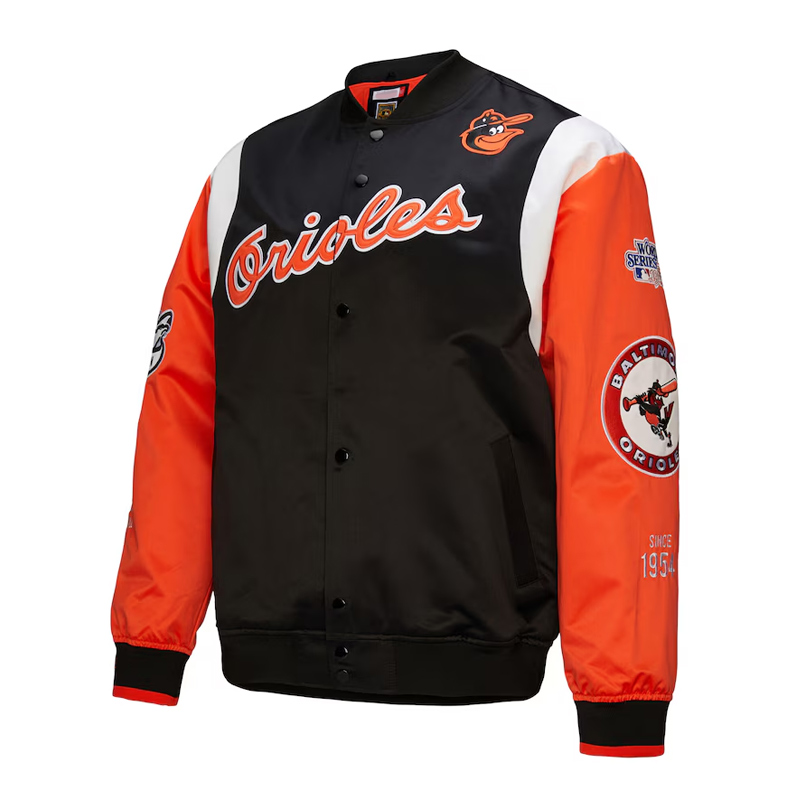 Baltimore Orioles Cooperstown Team Origins Satin Jacket