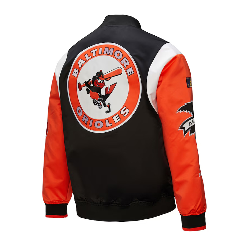 Baltimore Orioles Cooperstown Team Origins Satin Jacket - Image 2