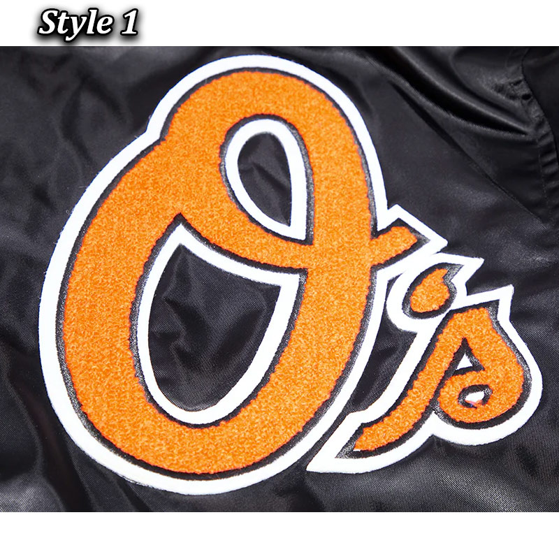 Baltimore Orioles Mashup Classic Rib Satin Jacket - Image 9