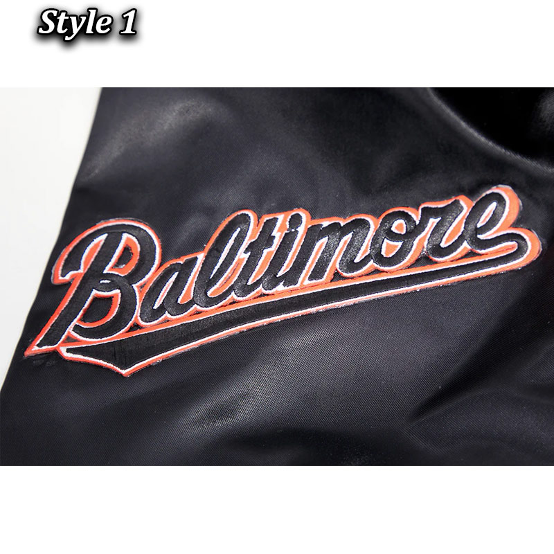 Baltimore Orioles Mashup Classic Rib Satin Jacket - Image 11