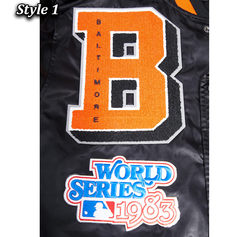 Baltimore Orioles Mashup Classic Rib Satin Jacket - Image 12