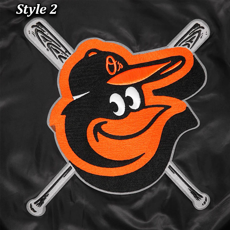 Baltimore Orioles Mashup Classic Rib Satin Jacket - Image 13