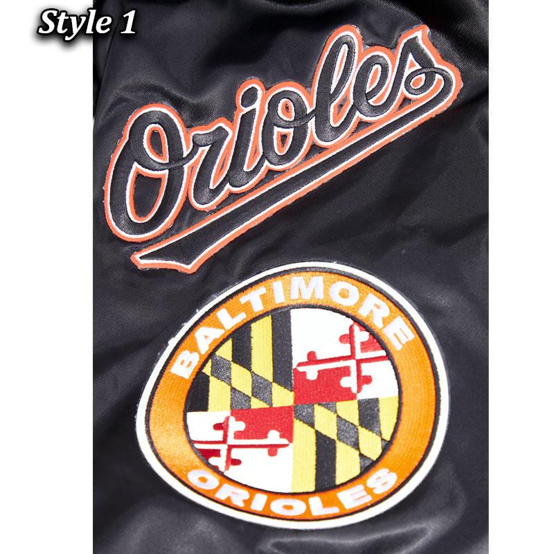 Baltimore Orioles Mashup Classic Rib Satin Jacket - Image 16