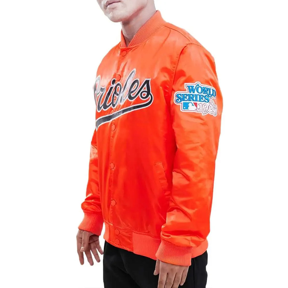 Baltimore Orioles Satin Jacket - Image 10