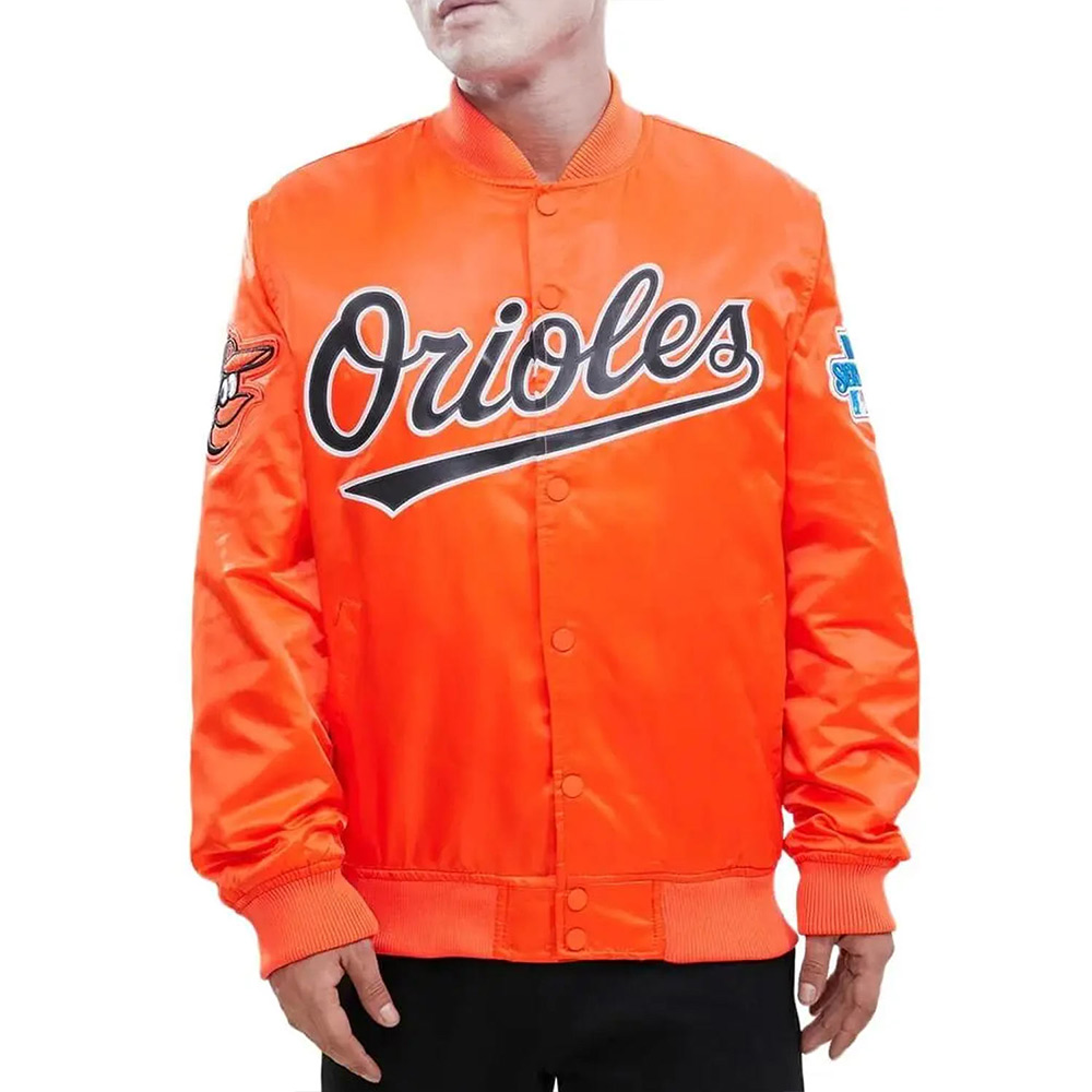 Baltimore Orioles Satin Jacket - Image 5