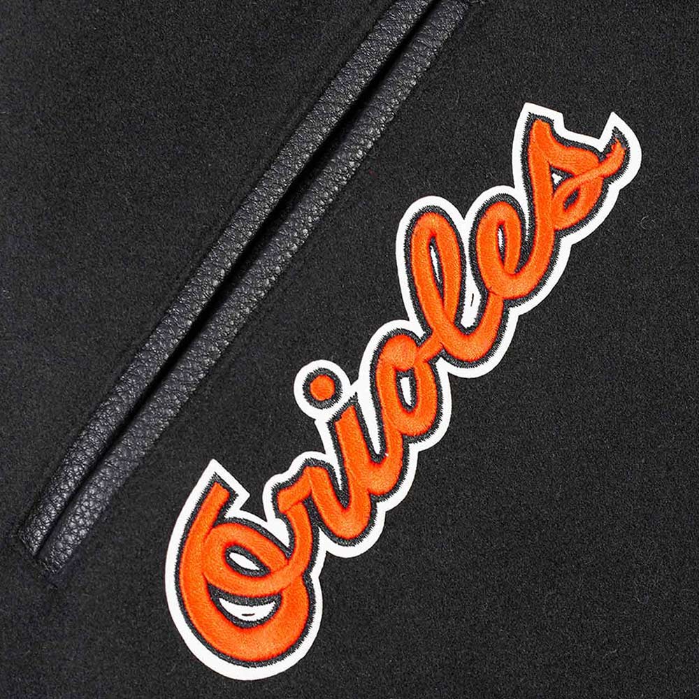 Baltimore Orioles Retro Classic Rib Varsity Jacket - Image 11