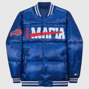 Buffalo Bills Mafia Blue Puffer Jacket
