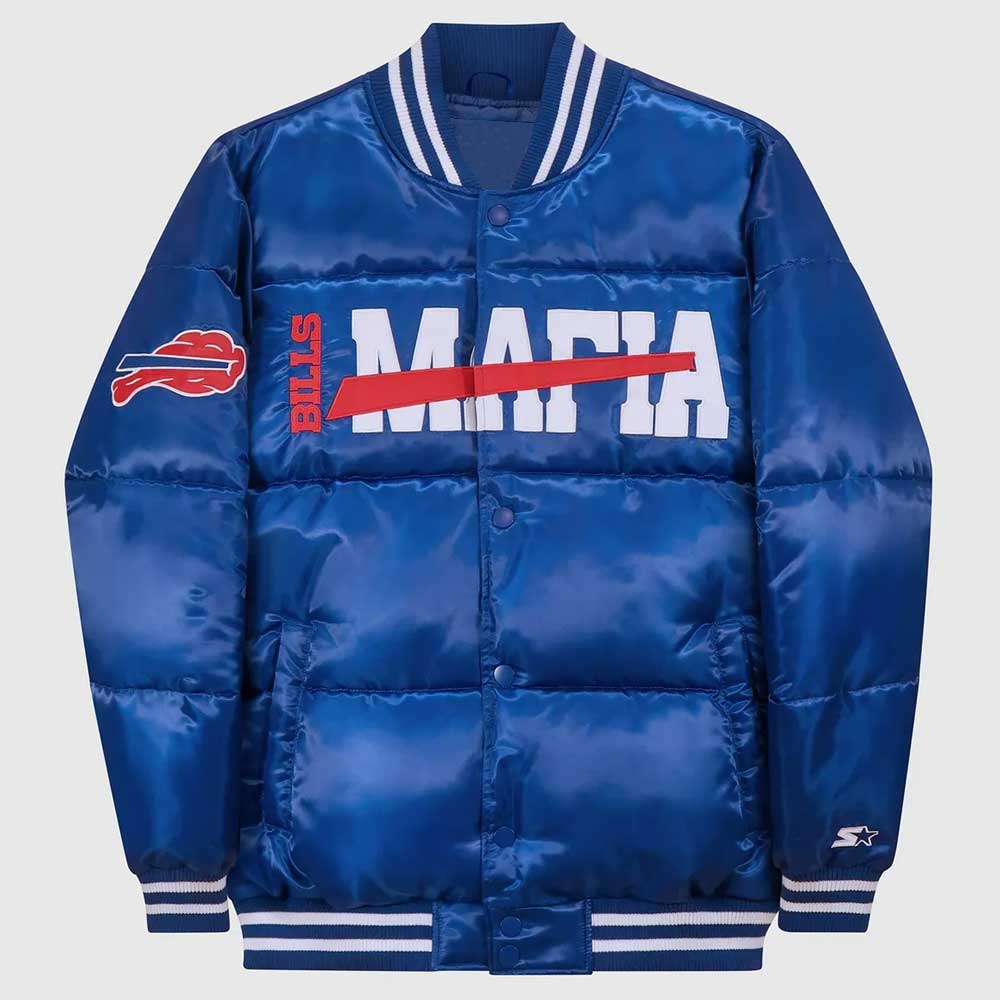 Buffalo Bills Mafia Blue Puffer Jacket