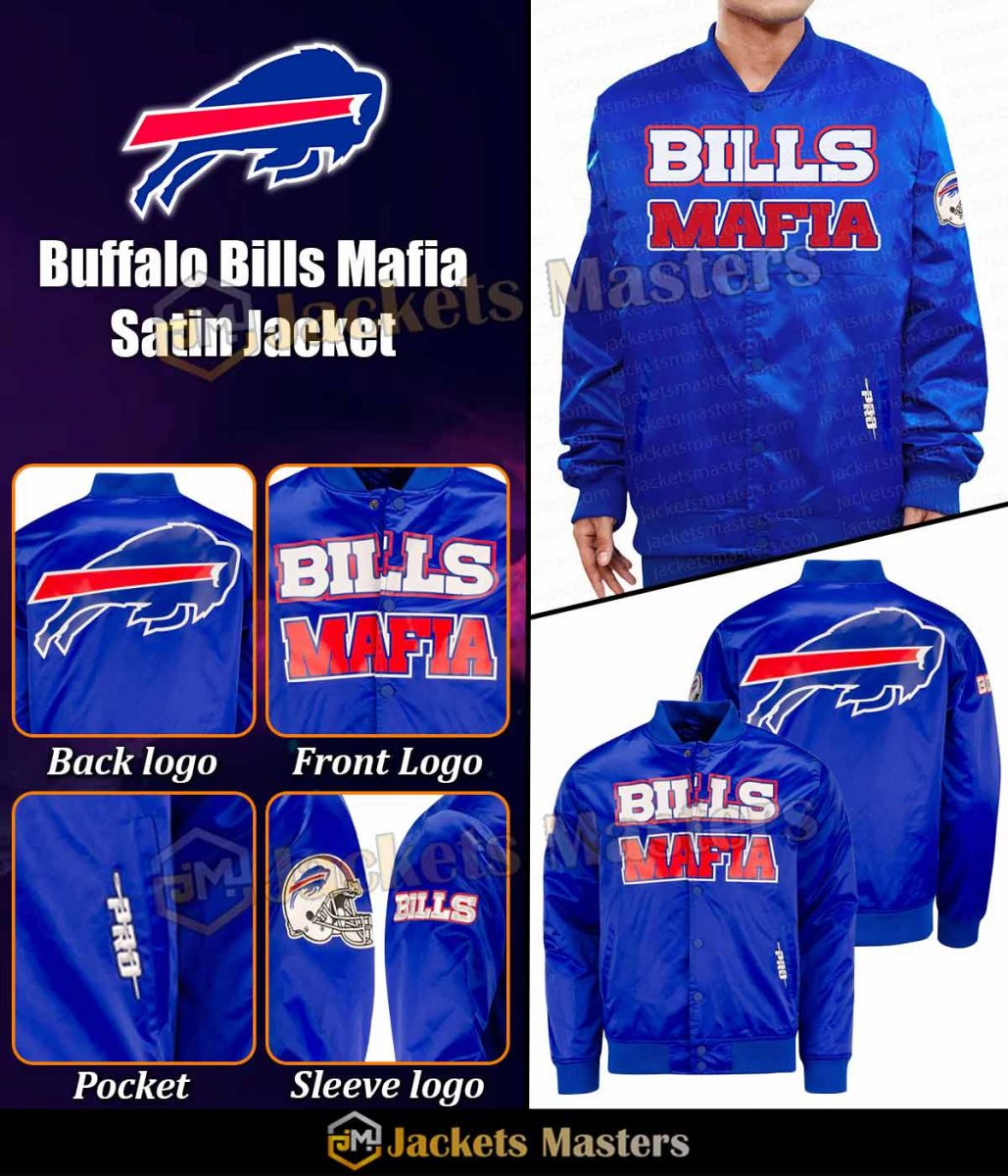 Buffalo Bills Mafia Royal Blue Jacket - Image 8