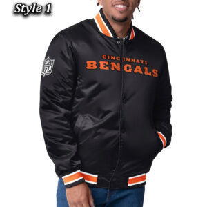 Cincinnati Bengals 49ers Closer Black/Orange Satin Jacket