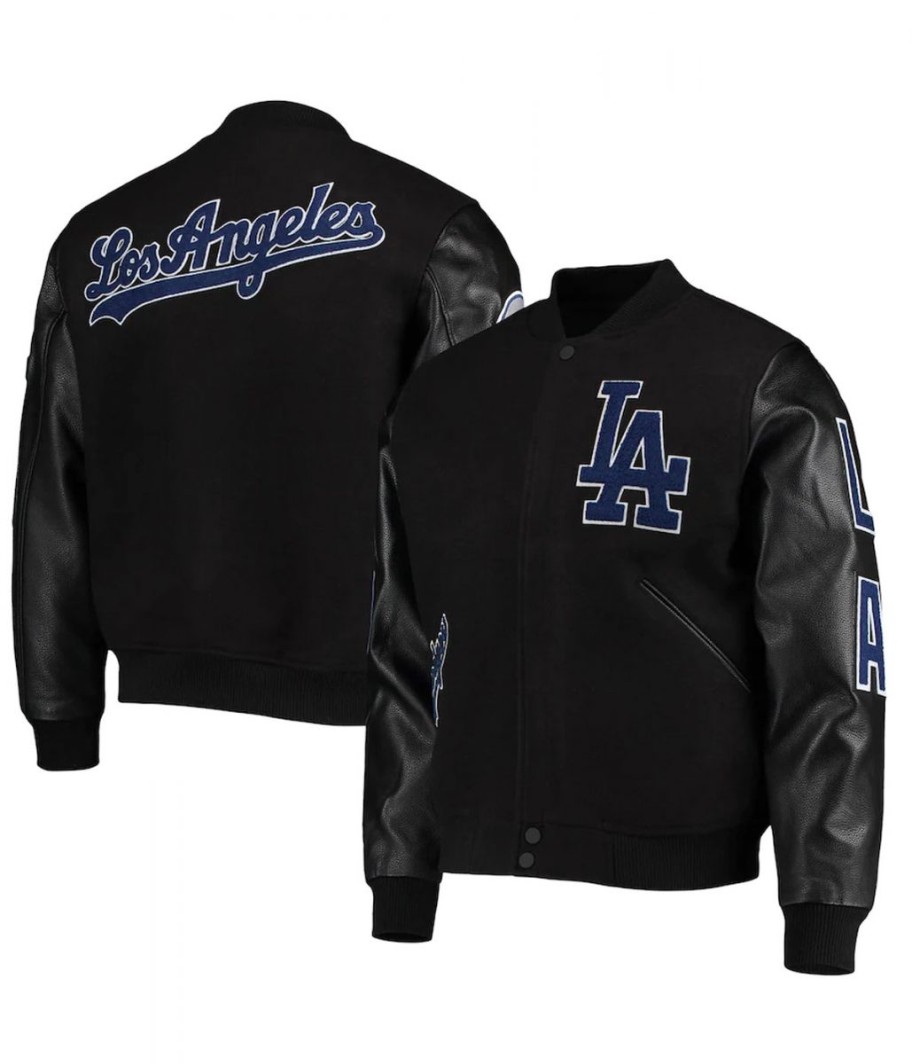 Los Angeles Dodgers Logo Varsity Full-Zip Jacket - Image 9