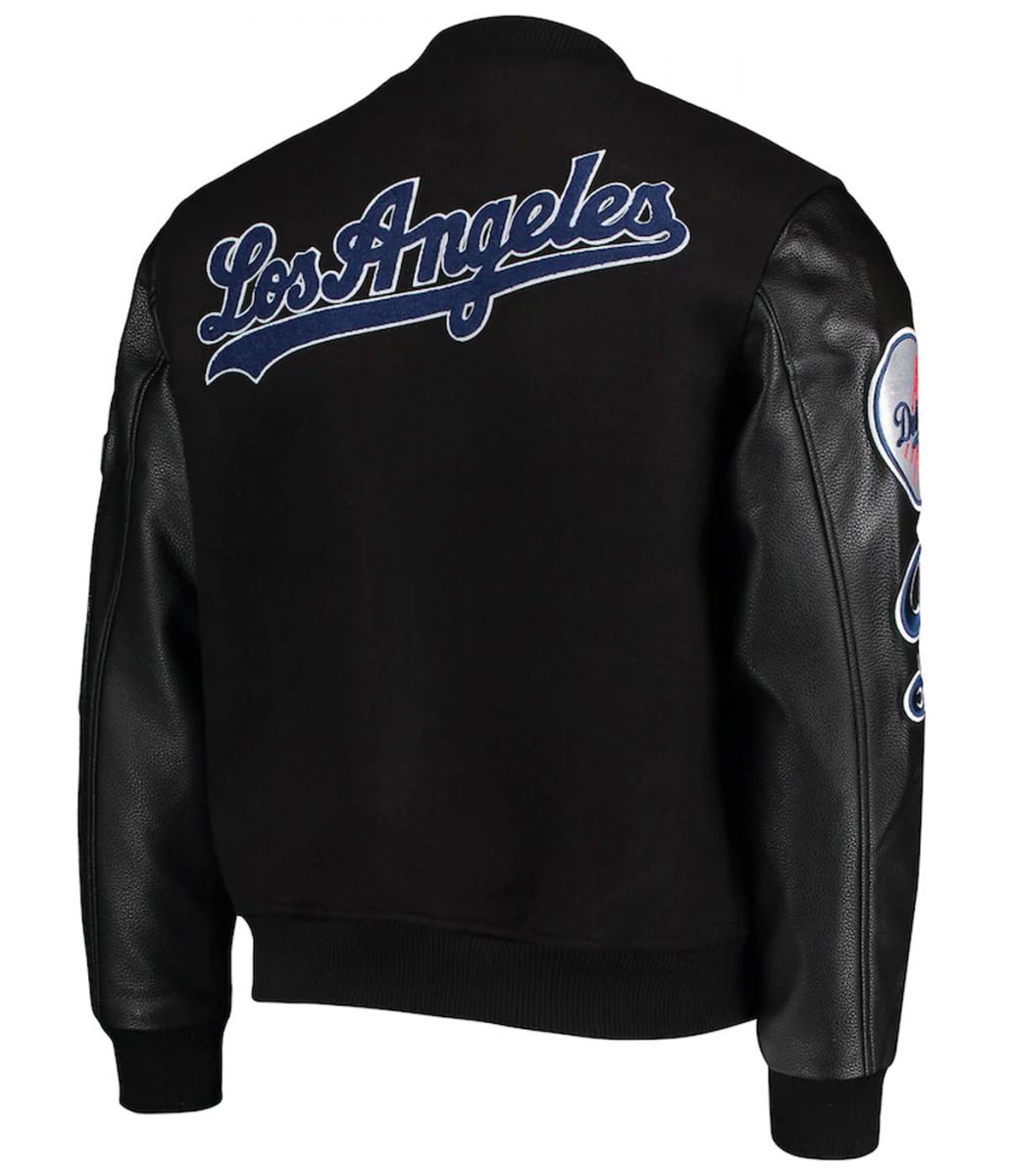 Los Angeles Dodgers Logo Varsity Full-Zip Jacket - Image 2