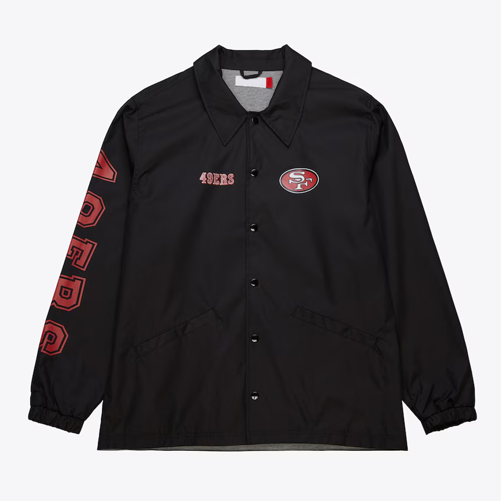 San Francisco 49ers Black Coaches Jacket