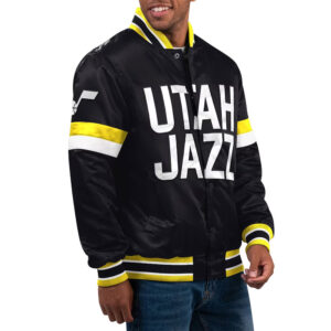 Home Game Utah Jazz Black Jacket