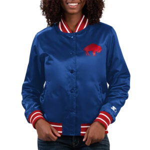 Buffalo Bills Full Count Blue Satin Jacket