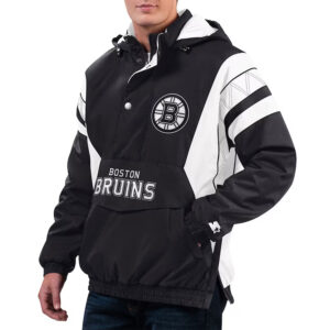 Home Team Boston Bruins Half-Zip Hoodie Jacket