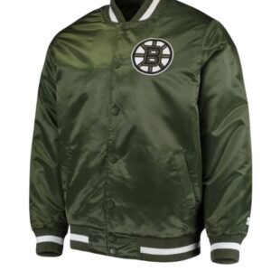 Starter Boston Bruins Green Jacket